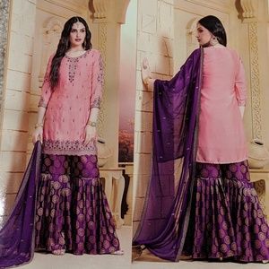 Beautiful Indian/Pakistani fancy Sharara suit
